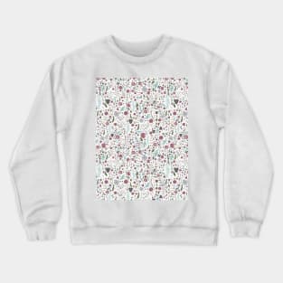 Winter floral pattern Crewneck Sweatshirt